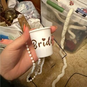 White Bride Shot Glass